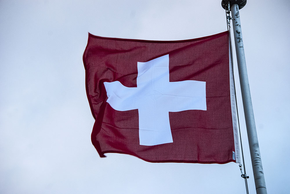 Swiss flag April first_010414
