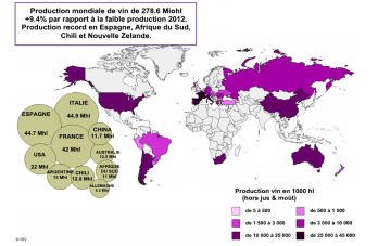 world wine production 2013 (source: OIV)