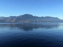 Montreux and Lake Geneva Friday morning 31 October