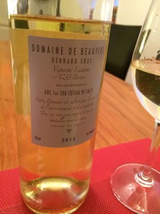 wine white Sauvignon Blanc Geneva Bernex Domaine du Beauvent Bernard Cruz2_040415