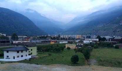hotel view Martigny Boutique hotel sheep mountains_280915